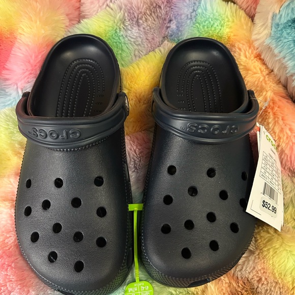 CROCS Shoes - CROCS Kids Navy Blue Clogs